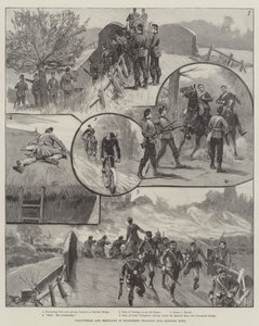 Volontari e regolari nel Middlesex che si allenano per il servizio di avamposto da William Barnes Wollen